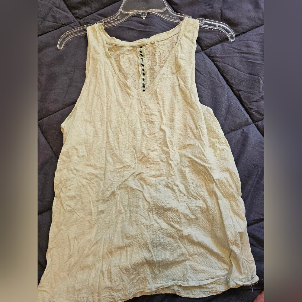 Women's Aqua Sleeveless Top